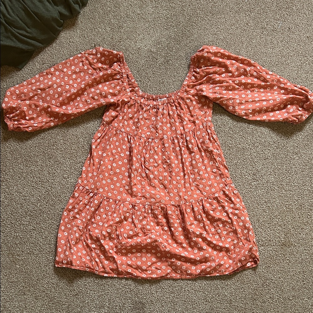 Mini off the shoulder puff Sleeve Dress